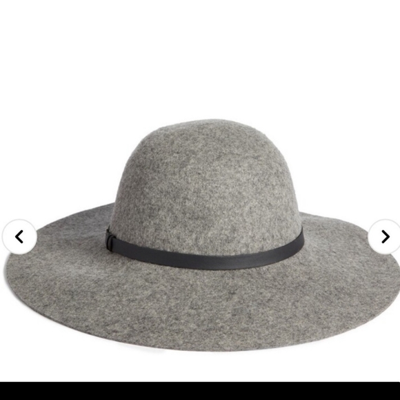 Nordstrom Refined Floppy Wool Felt Hat in Grey - Picture 1 of 6